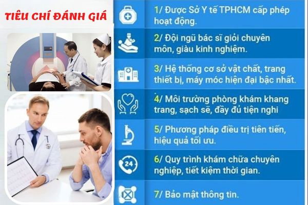 Tiêu chí đánh giá bệnh viện nam khoa uy tín, chất lượng