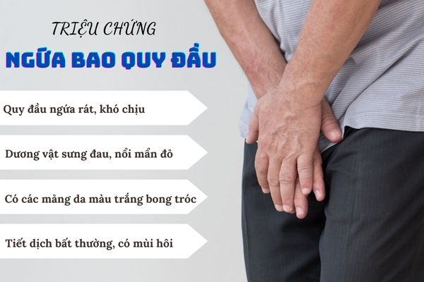 Triệu chứng ngứa bao quy đầu nguy hiểm ở nam giới