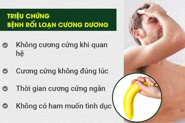 Các dấu hiệu nhận biết rối loạn cương dương ở nam giới