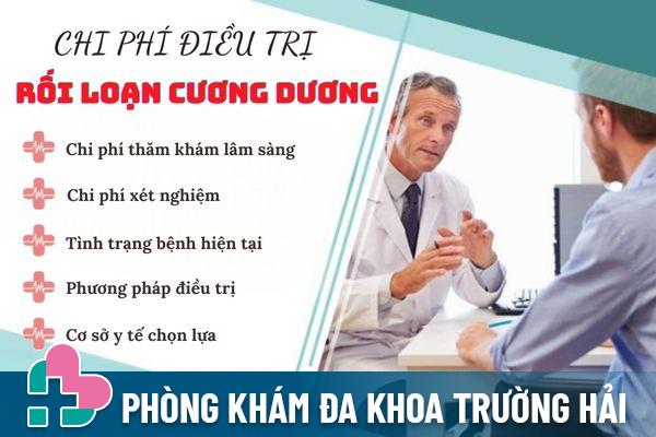 Chi phí chữa rối loạn cương dương hợp lý tại Trường Hải