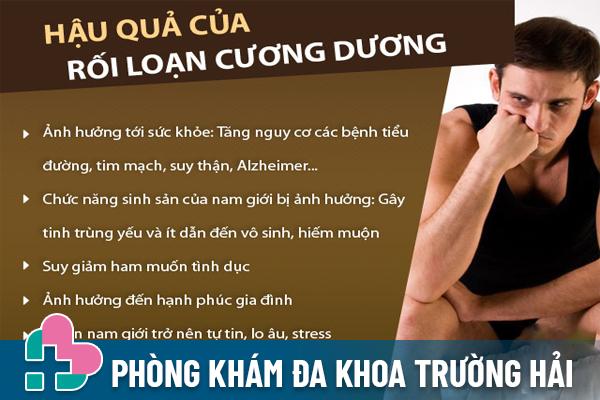 Tác hại của chứng bệnh rối loạn cương dương gây ra