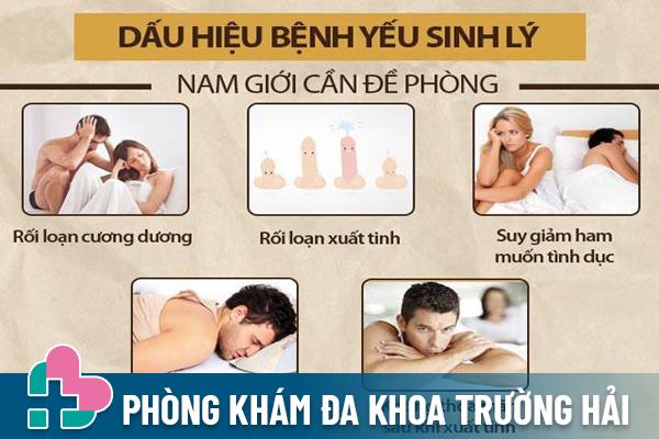 Dấu hiệu bệnh yếu sinh lý nam giới cần biết